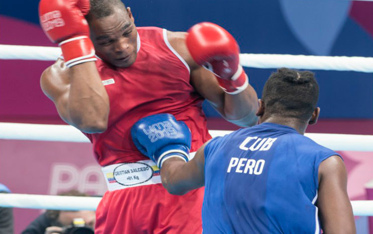 Dainier Peró, campeón de más de 91 kg del boxeo en Lima 2019, Dainier Peró, campeón de más de 91 kg del boxeo en Lima 2019,