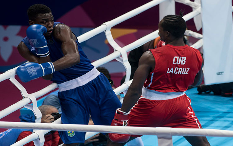 Julio César la Cruz, campeón de los 81 kg del boxeo en Lima 2019, Julio César la Cruz, campeón de los 81 kg del boxeo en Lima 2019,