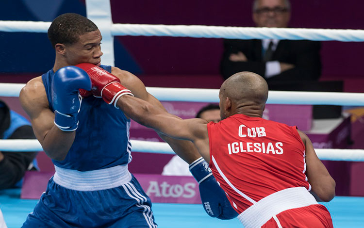Roniel Iglesias, campeón de los 69 kg del boxeo en Lima 2019, Roniel Iglesias, campeón de los 69 kg del boxeo en Lima 2019,