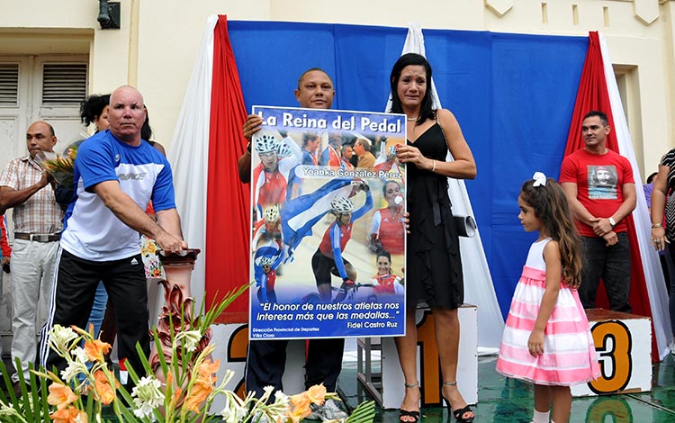 Retiro oficial de Yoanka González, subcampeona olí­mpica de ciclismo.