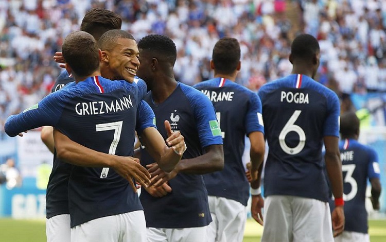 Equipo de Francia, campeón en la Copa Mundial de Fútbol Rusia 2018. Equipo de Francia, campeón en la Copa Mundial de Fútbol Rusia 2018.