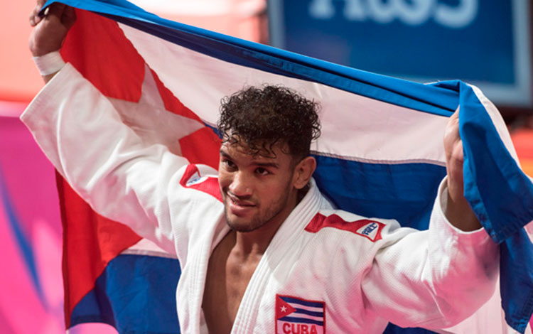 Magdiel Estrada, campeón de los 73 kg del judo panamericano de Lima 2019. Magdiel Estrada, campeón de los 73 kg del judo panamericano de Lima 2019.