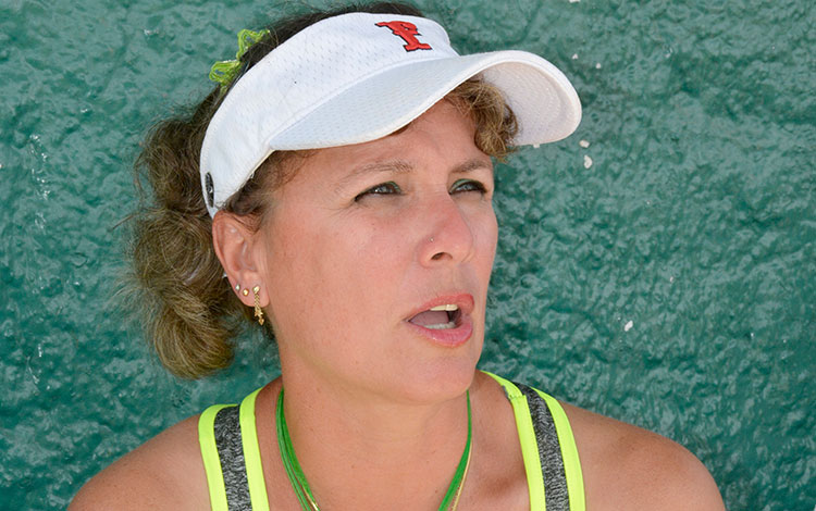 Luisa María Medina González, directora del equipo nacional femenino de softbol de Cuba.