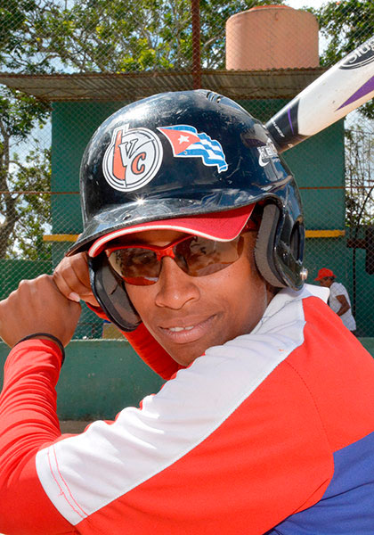 Yumey Vega, jugadora de softbol de Villa Clara. Yumey Vega, jugadora de softbol de Villa Clara.