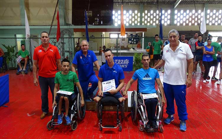 Evento nacional de tenis de mesa para discapacitados