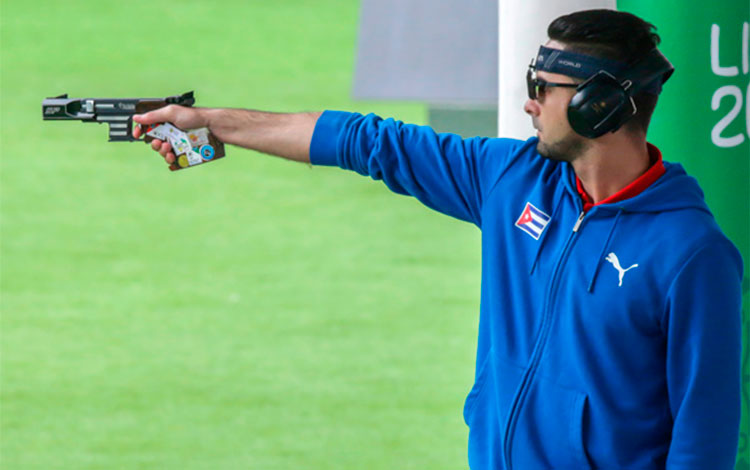 Jorge ílvarez, oro en pistola de tiro rápido a 25 metros en los Panamericanos de Lima 2019.