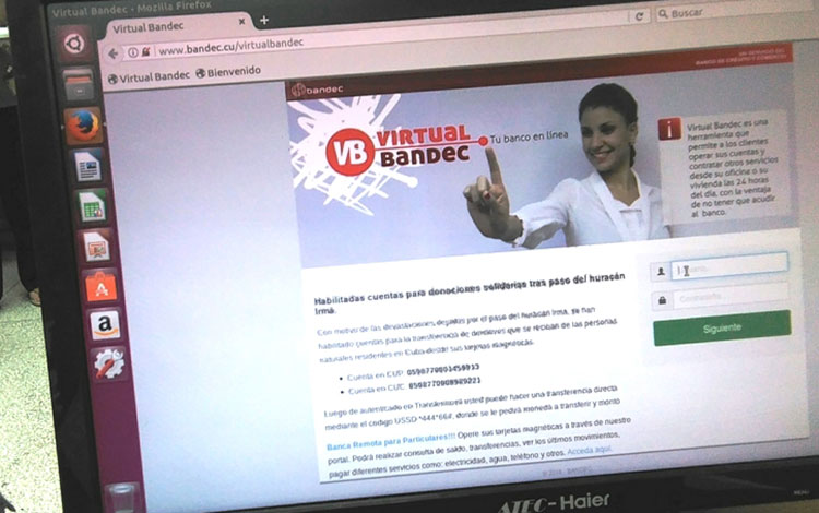 Servicio Virtual Bandec.