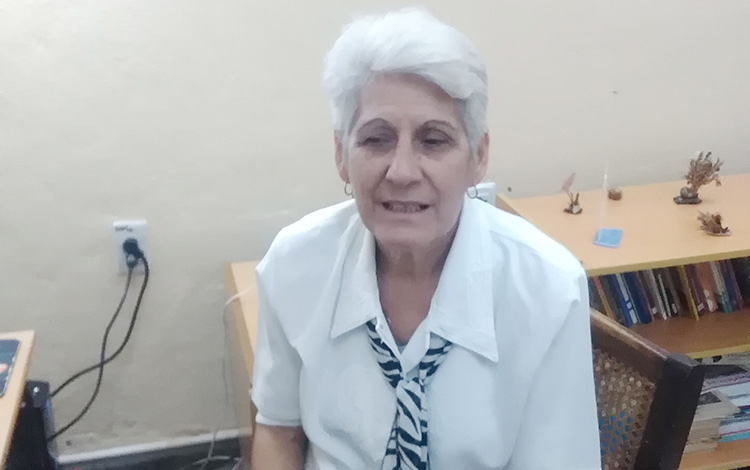 Educadora Marilyn Domínguez Sigarroa, de Villa Clara.