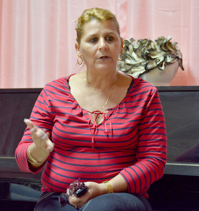 Ada Andrade Rodríguez, directora de la Escuela Pedagógica Manuel Ascunce Domenech. Ada Andrade Rodríguez, directora de la Escuela Pedagógica Manuel Ascunce Domenech.