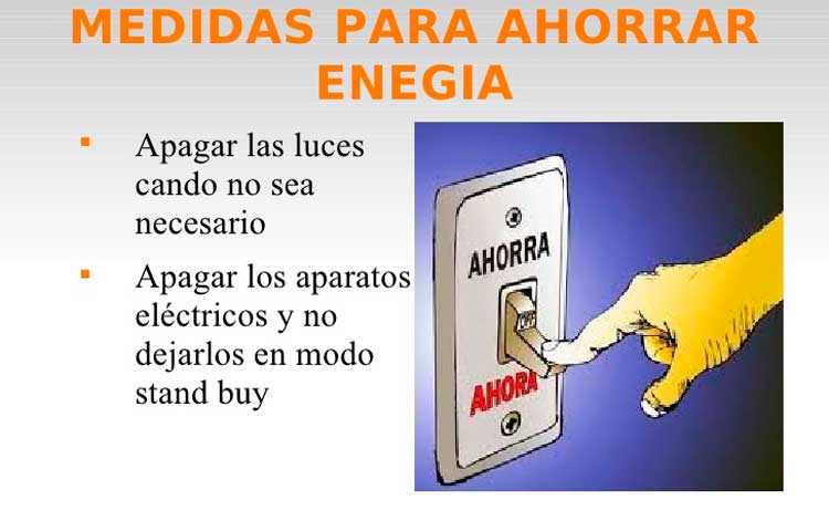 Ahorro de energía
