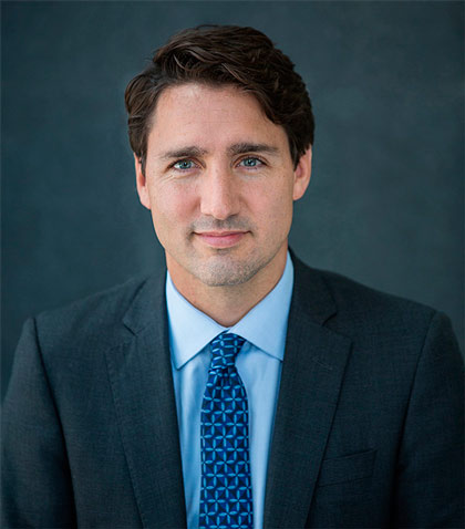 Justin Trudeau, primer ministro de Canadá.
