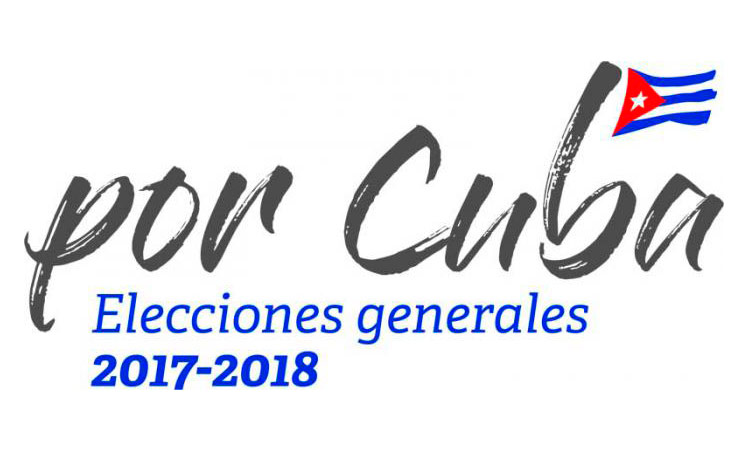Logo de las elecciones 2017-2018 en Cuba.