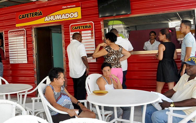 Punto de venta en el reparto José Martí, de Santa Clara.