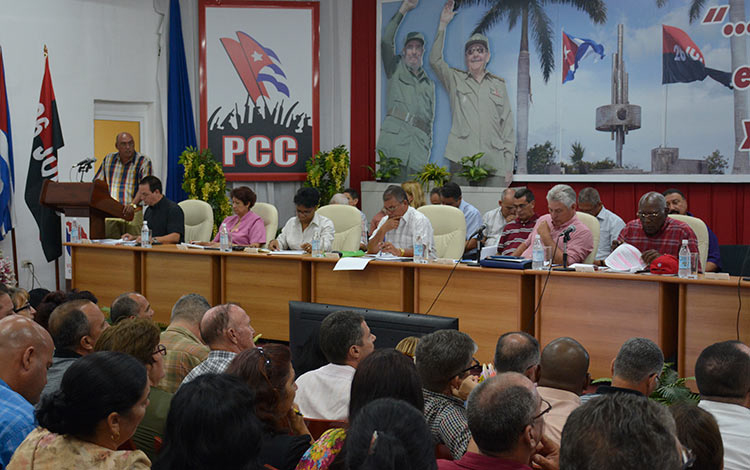 Miguel Díaz-Canel en conclusiones de visita Miguel Díaz-Canel en conclusiones de visita