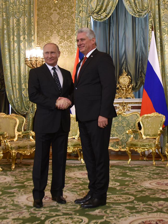 Miguel Díaz-Canel y Vladimir Putin Miguel Díaz-Canel y Vladimir Putin