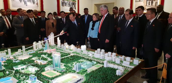 Recorrido de Miguel Díaz-Canel en la República Popular Democrática de Corea. Recorrido de Miguel Díaz-Canel en la República Popular Democrática de Corea.