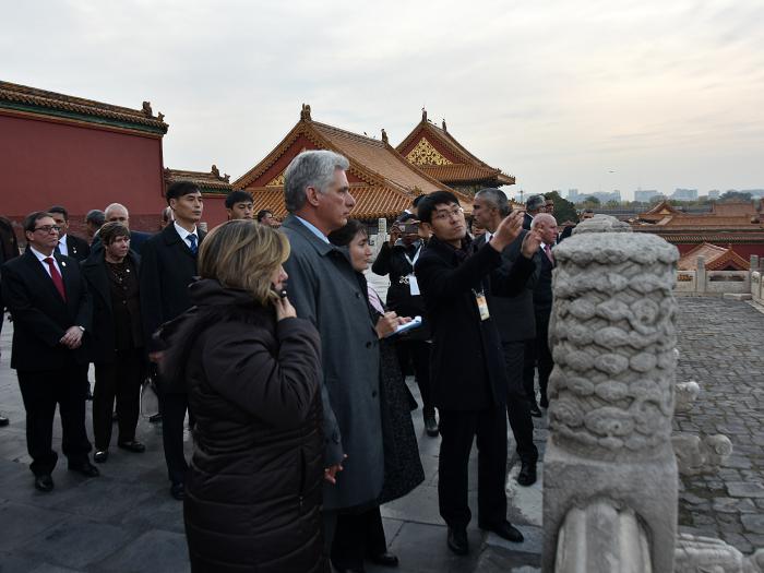 Díaz-Canel en China Díaz-Canel en China