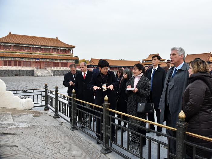 Díaz-Canel en China Díaz-Canel en China