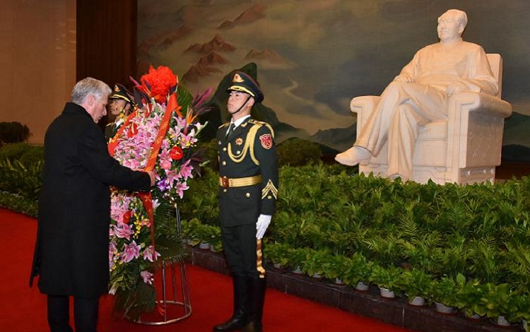 Díaz-Canel en China
