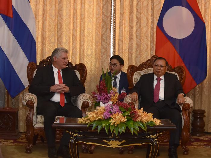Visita oficial de Díaz-Canel a Laos Visita oficial de Díaz-Canel a Laos