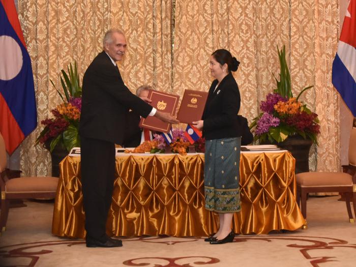 Visita oficial de Díaz-Canel a Laos Visita oficial de Díaz-Canel a Laos