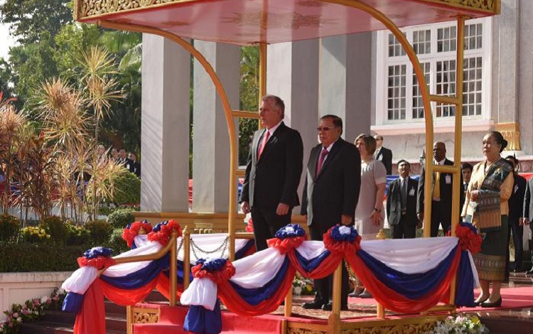 Visita oficial de Díaz-Canel a Laos