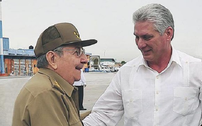 Raúl Castro y Díaz-Canel