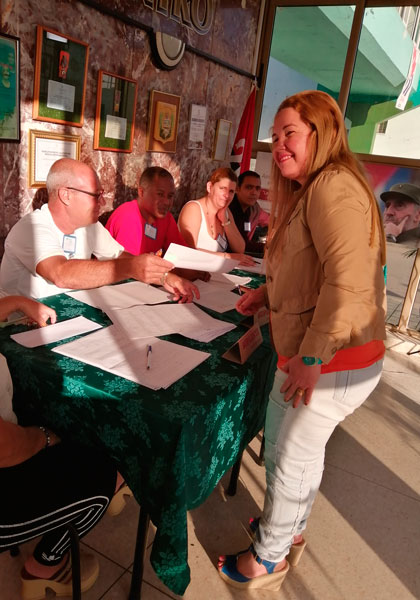 Voto de Yudí­ Rodrí­guez