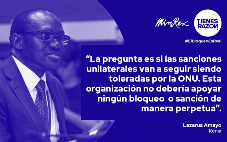 Representante de Kenia