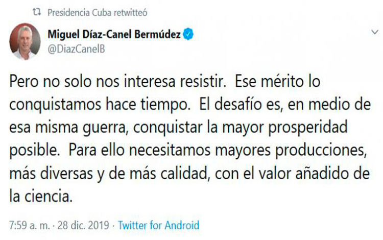 Foto: Cuenta oficial en Twitter