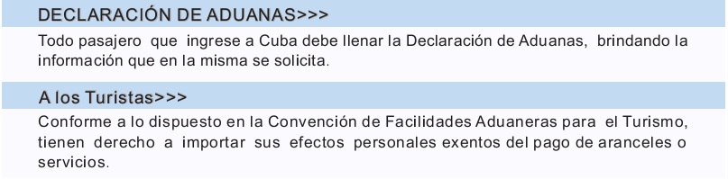 Información de Aduana