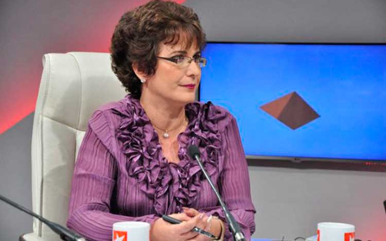 Marta Oramas Rivero, viceministra primera del Transporte. Marta Oramas Rivero, viceministra primera del Transporte.