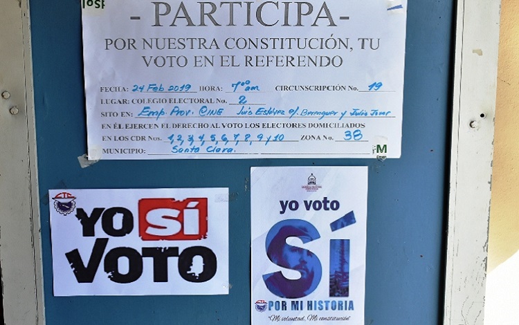 Pancarta Yo Voto Sí Pancarta Yo Voto Sí