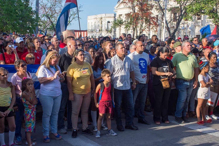 Marcha en apoyo a Venezuela en Santa Clara Marcha en apoyo a Venezuela en Santa Clara