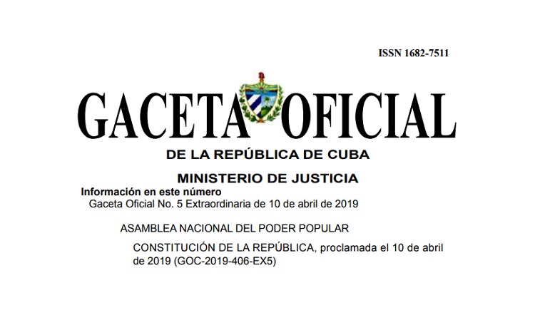 Gaceta oficial