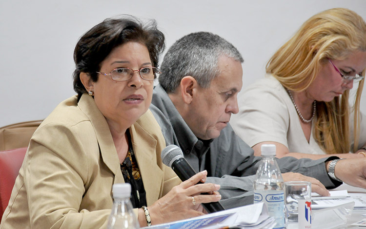 Lina Pedraza Rodríguez, ministra de Finanzas y Precios.