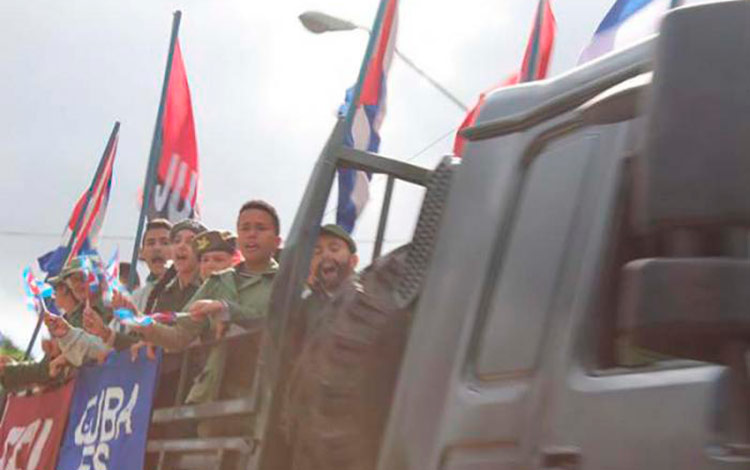Caravana de la Libertad en La Habana, 8 de enero de 2'017.