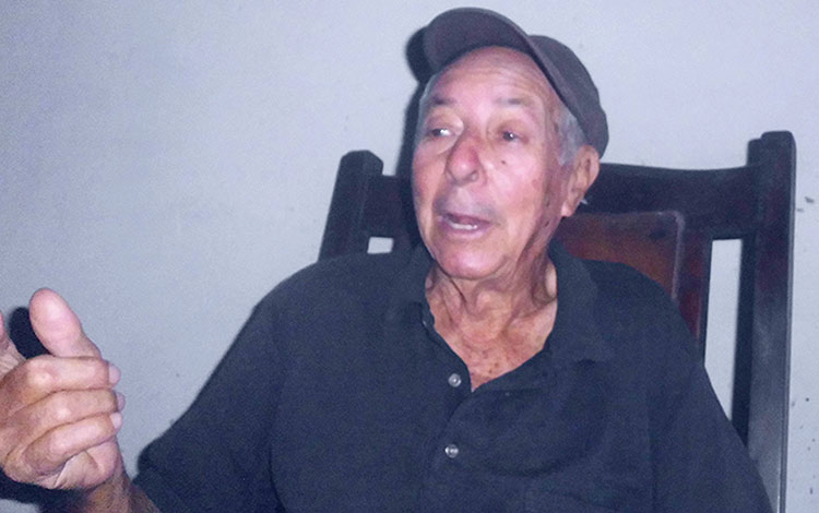 Combatiente Germán Fernández Estrada, participante en la liberación de Santo Domingo por tropas rebeldes.