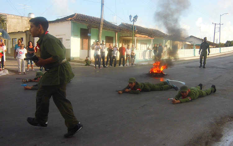 Toma simbólica de Santo Domingo. Toma simbólica de Santo Domingo.