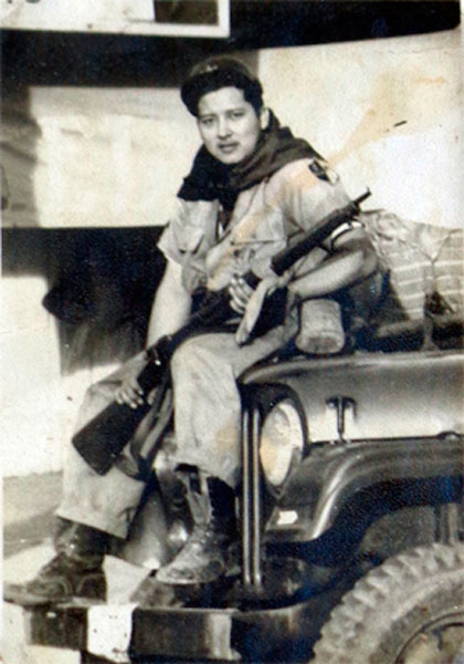 José Rafael (Chino) Hung Oropesa en Fomento en diciembre de 1958. José Rafael (Chino) Hung Oropesa en Fomento en diciembre de 1958.