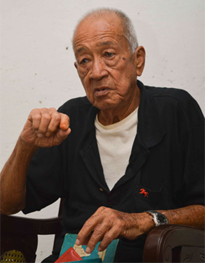 José Rafael (Chino) Hung Oropesa, miembro del Pelotón Suicida. José Rafael (Chino) Hung Oropesa, miembro del Pelotón Suicida.