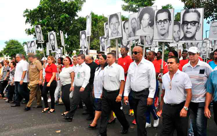 Peregrinación en homenaje a los mártires de Barbados.