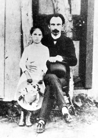 José Martí y María Mantilla. José Martí y María Mantilla.