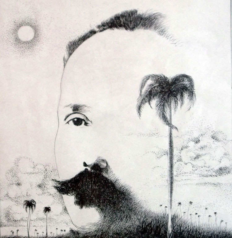 Ilustración sobre José Martí­.