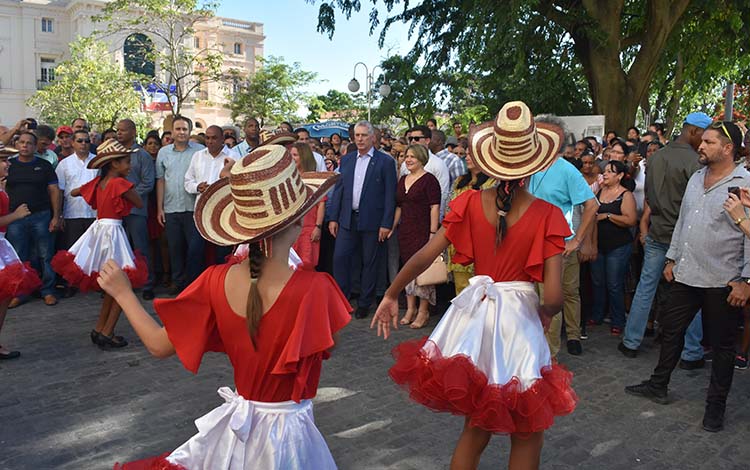 Miguel Díaz-Canel en Santa Clara
