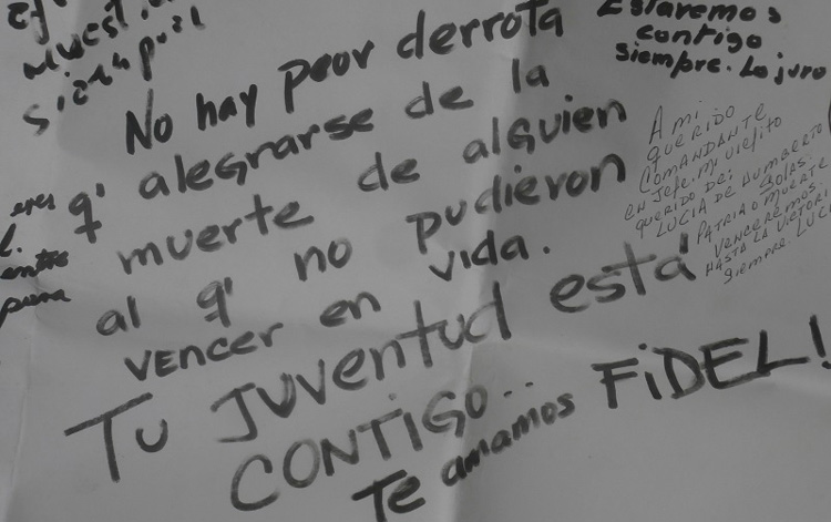 Dedicatorias a Fidel Dedicatorias a Fidel