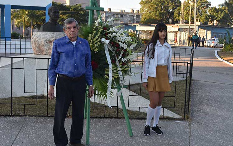 Homenaje a Antonio Maceo el 7 de diciembre de 2019 en Santa Clara.