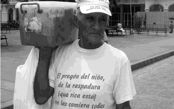 Julio Guerra Niebla, quien fue conocido en Santa Clara como el pregonero de la raspadura.