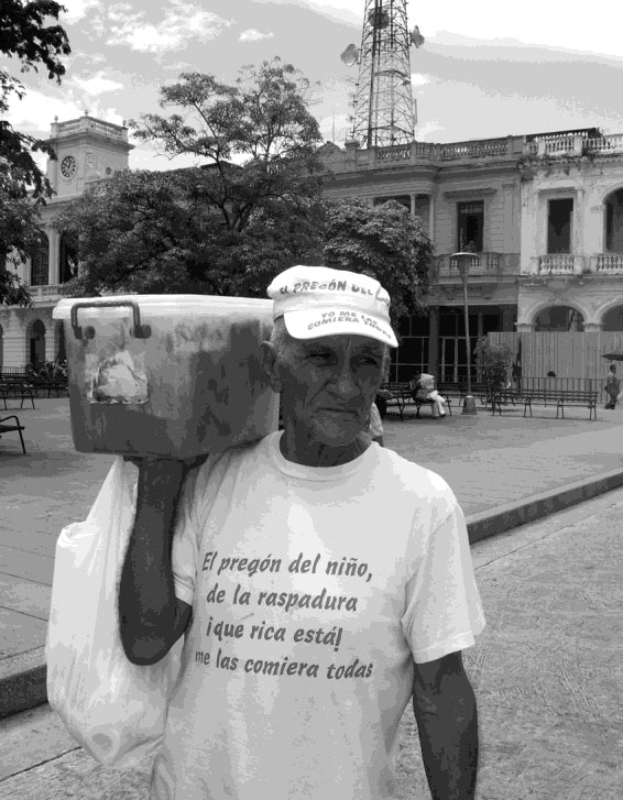 Julio Guerra Niebla, quien fue popular en Santa Clara por el pregón de la raspadura.