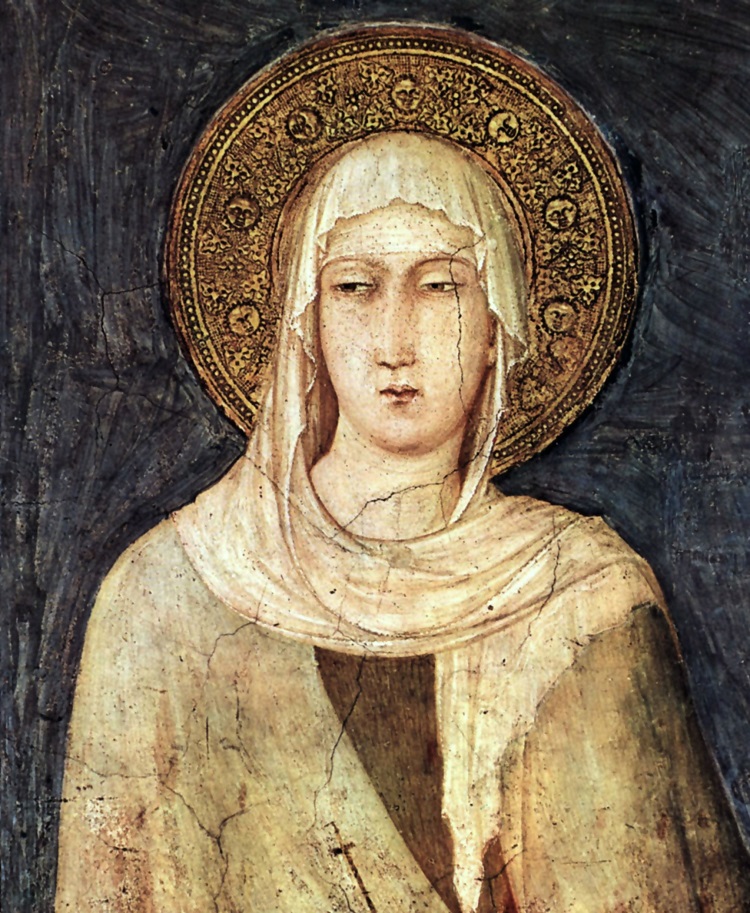 Santa Clara de Así­s, fresco